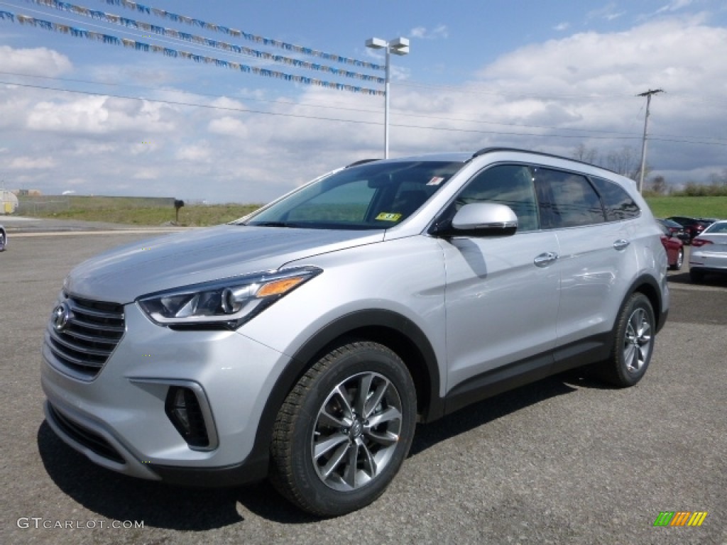 Circuit Silver 2017 Hyundai Santa Fe SE AWD Exterior Photo #112006512