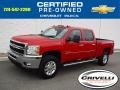 2014 Victory Red Chevrolet Silverado 2500HD LT Crew Cab 4x4  photo #1