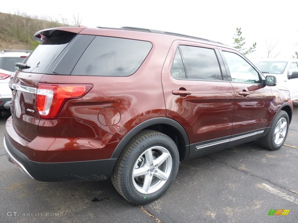 2016 Explorer XLT 4WD - Bronze Fire Metallic / Medium Light Camel photo #2