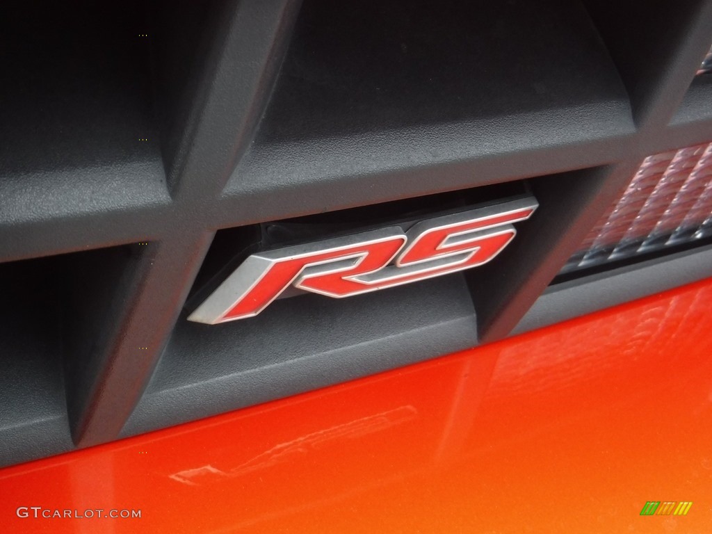 2013 Camaro LT Coupe - Inferno Orange Metallic / Black photo #5