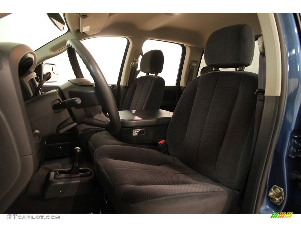 2004 Ram 2500 ST Quad Cab 4x4 - Atlantic Blue Pearl / Dark Slate Gray photo #5