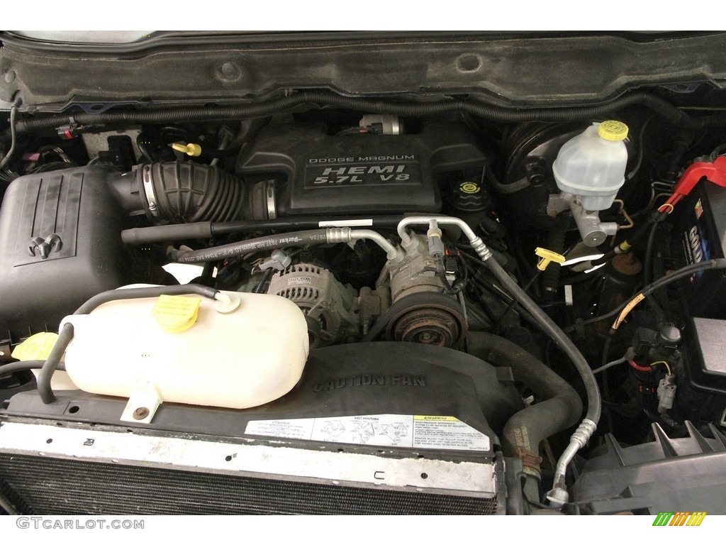 2004 Ram 2500 ST Quad Cab 4x4 - Atlantic Blue Pearl / Dark Slate Gray photo #14