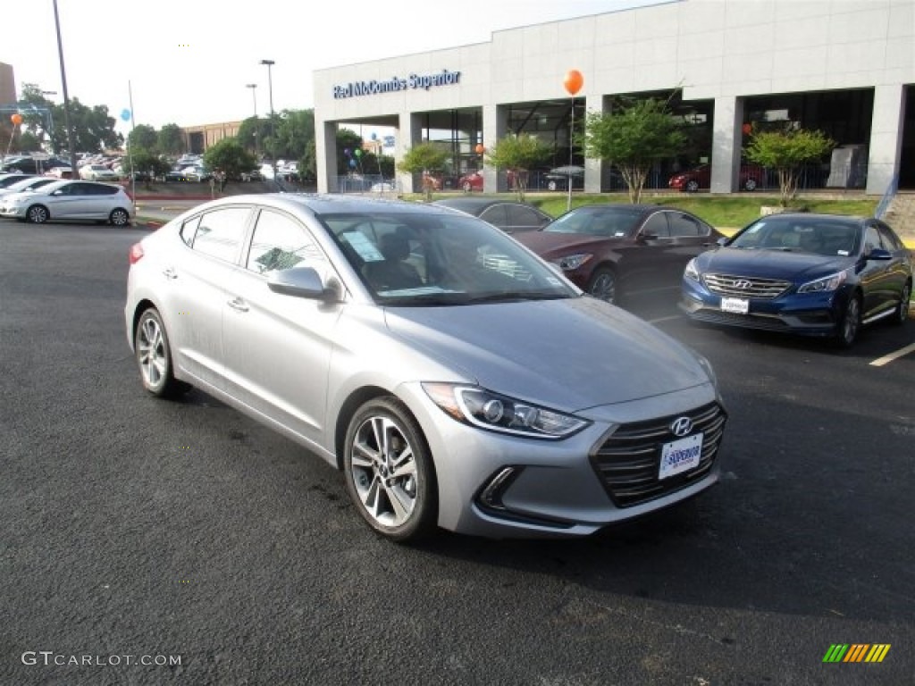 2017 Elantra Limited - Gray / Black photo #1
