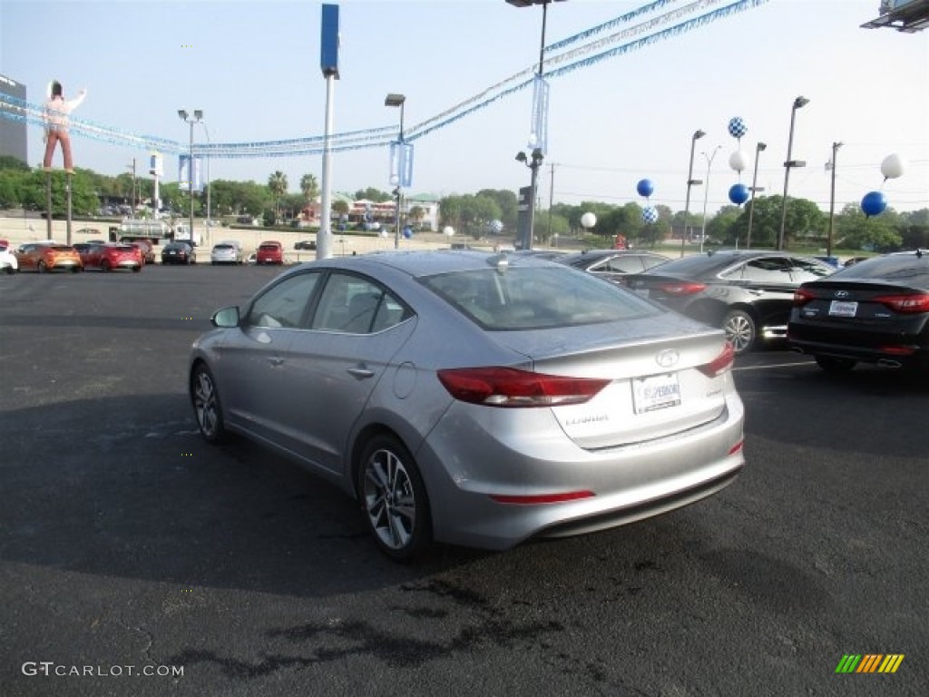 2017 Elantra Limited - Gray / Black photo #5