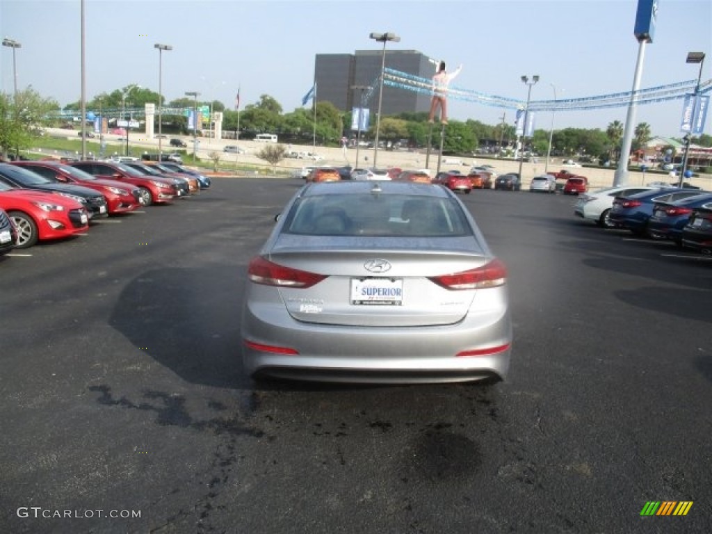 2017 Elantra Limited - Gray / Black photo #6