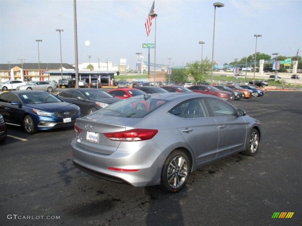 2017 Elantra Limited - Gray / Black photo #7