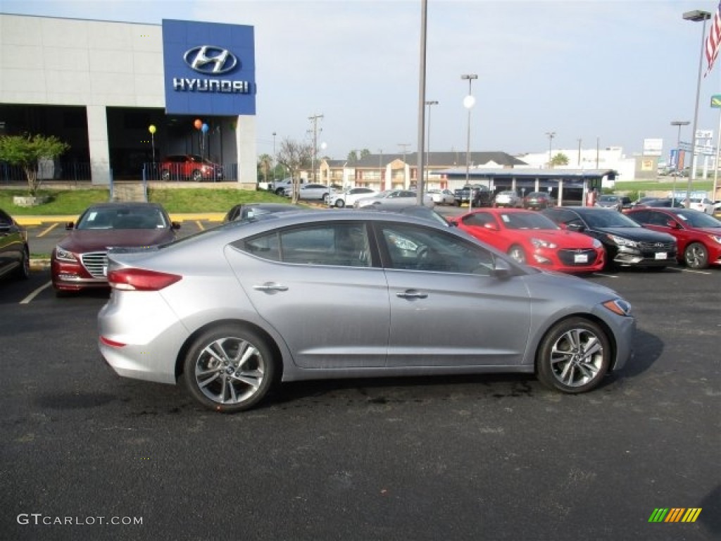 2017 Elantra Limited - Gray / Black photo #8