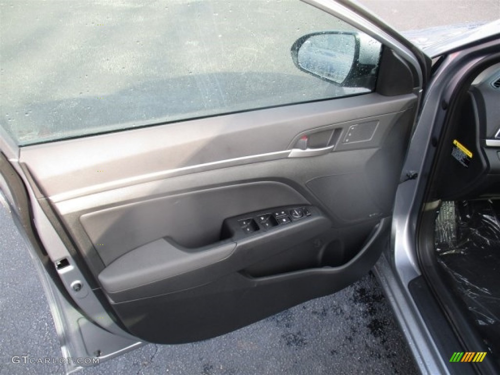 2017 Elantra Limited - Gray / Black photo #18