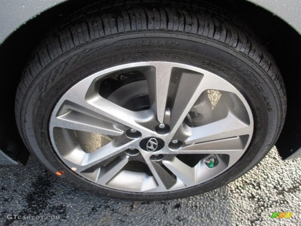 2017 Elantra Limited - Gray / Black photo #20