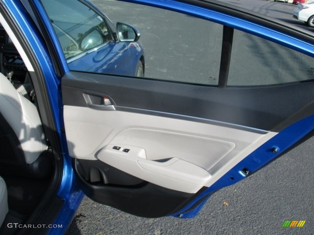 2017 Elantra Limited - Electric Blue / Gray photo #13