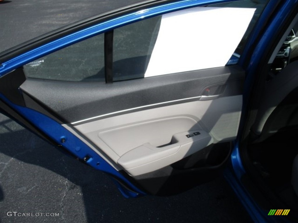 2017 Elantra Limited - Electric Blue / Gray photo #17