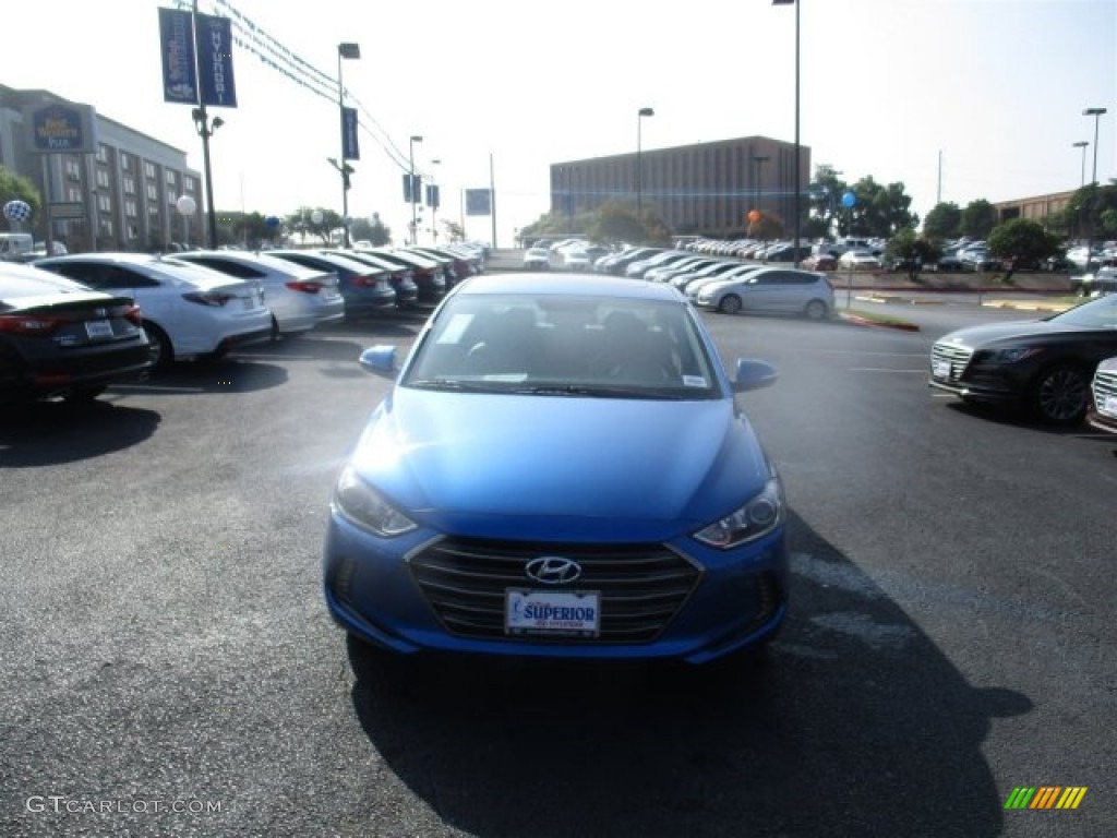 2017 Elantra Limited - Electric Blue / Gray photo #2