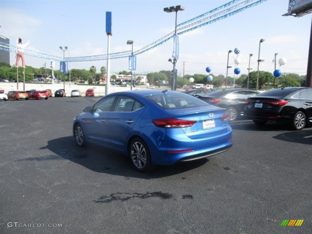 2017 Elantra Limited - Electric Blue / Gray photo #5