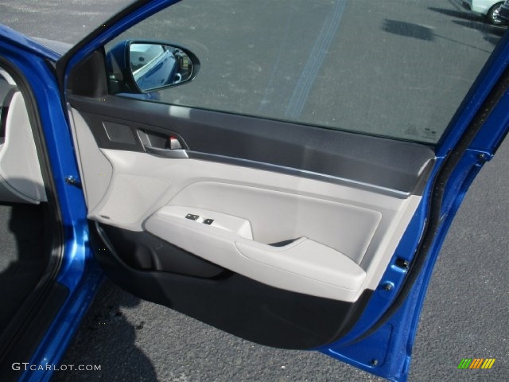 2017 Elantra Limited - Electric Blue / Gray photo #11
