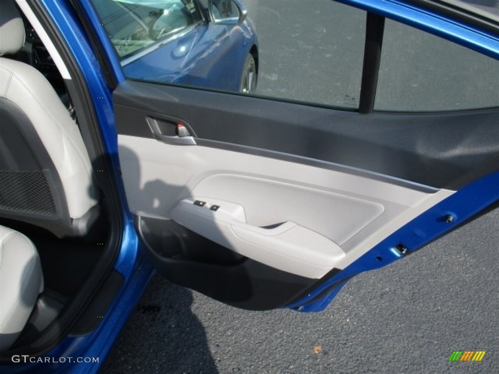 2017 Elantra Limited - Electric Blue / Gray photo #13