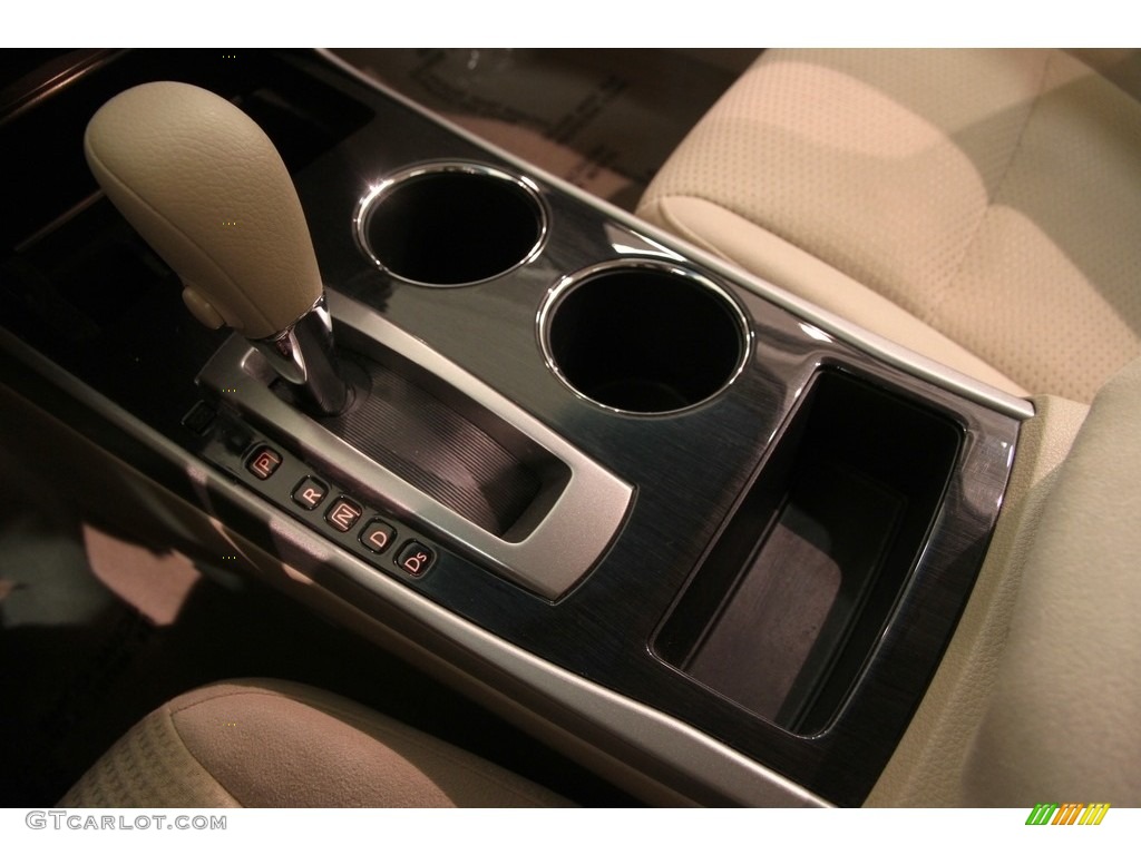 2014 Altima 2.5 S - Super Black / Beige photo #9
