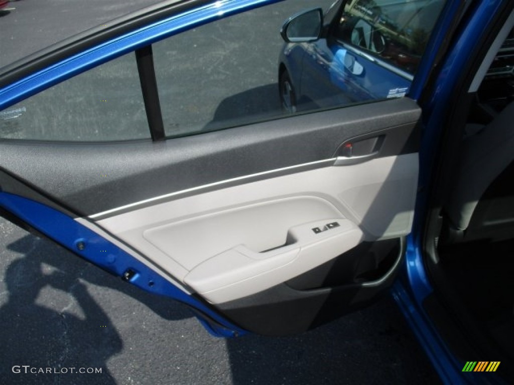 2017 Elantra Limited - Electric Blue / Gray photo #17