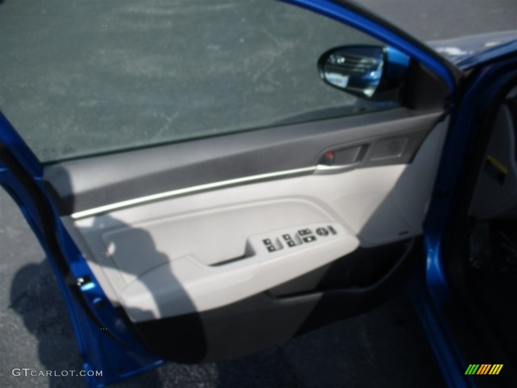 2017 Elantra Limited - Electric Blue / Gray photo #18