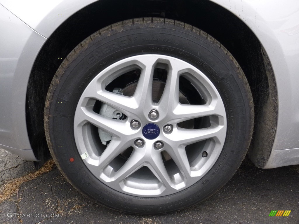 2016 Fusion SE - Ingot Silver Metallic / Charcoal Black photo #6