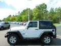 2009 Stone White Jeep Wrangler X 4x4  photo #2