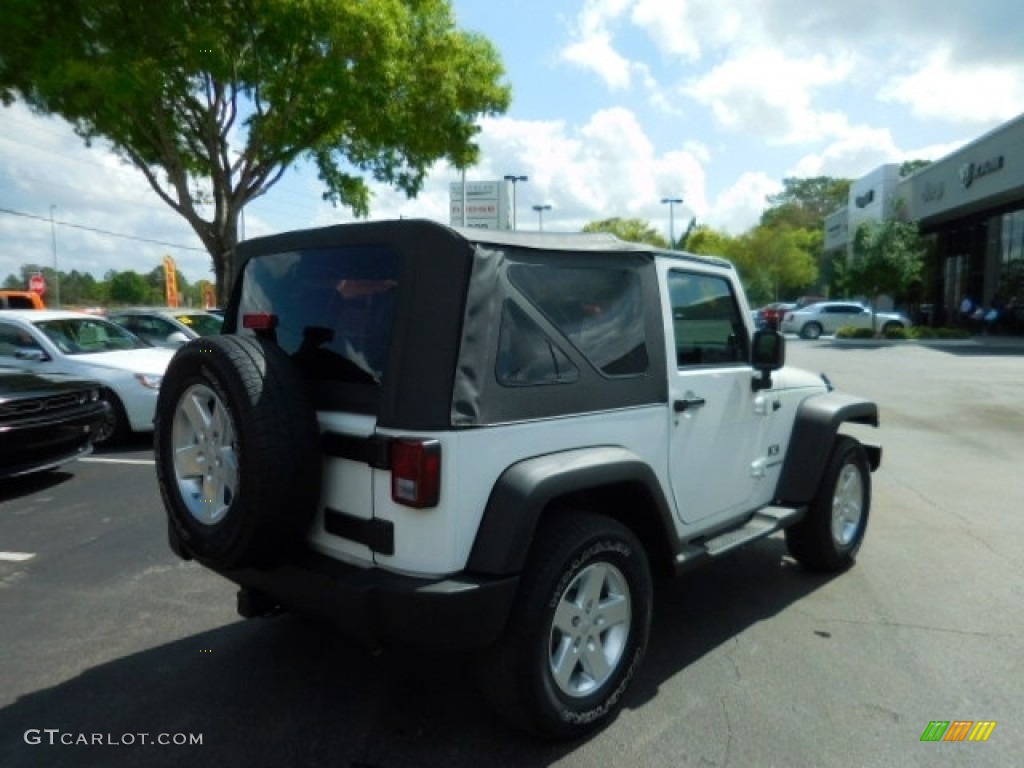 2009 Wrangler X 4x4 - Stone White / Dark Slate Gray/Medium Slate Gray photo #8