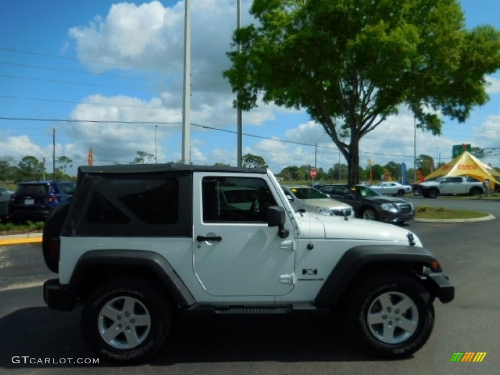2009 Wrangler X 4x4 - Stone White / Dark Slate Gray/Medium Slate Gray photo #9