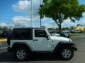 2009 Stone White Jeep Wrangler X 4x4  photo #9