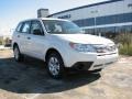 2009 Satin White Pearl Subaru Forester 2.5 X  photo #1