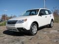 2009 Satin White Pearl Subaru Forester 2.5 X  photo #2