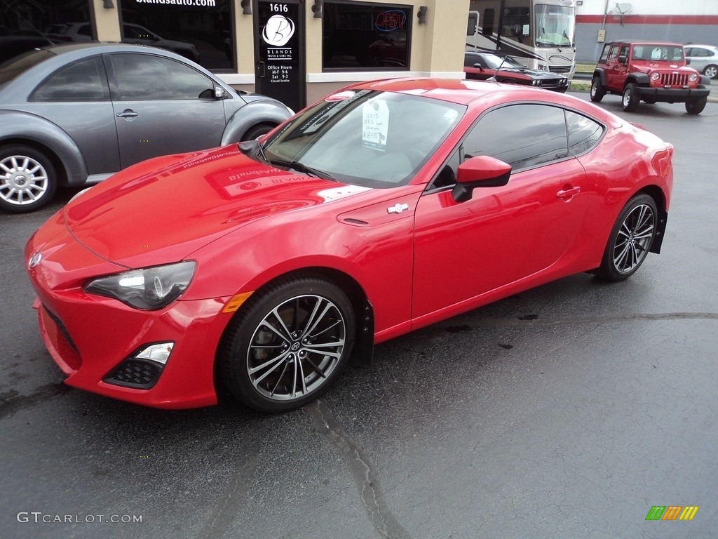 2013 FR-S Sport Coupe - Firestorm Red / Black/Red Accents photo #1