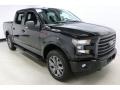 2016 Shadow Black Ford F150 XLT SuperCrew 4x4  photo #3