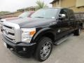 2016 Shadow Black Ford F350 Super Duty Platinum Crew Cab 4x4  photo #2