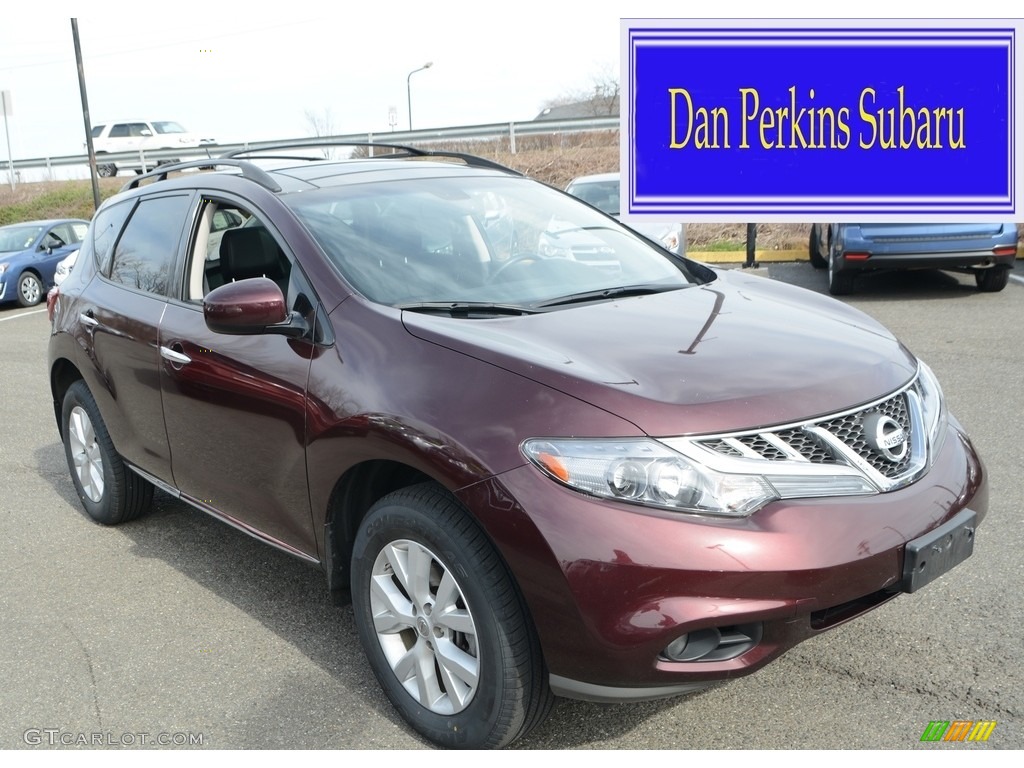 2013 Murano SL AWD - Midnight Garnet / Black photo #1