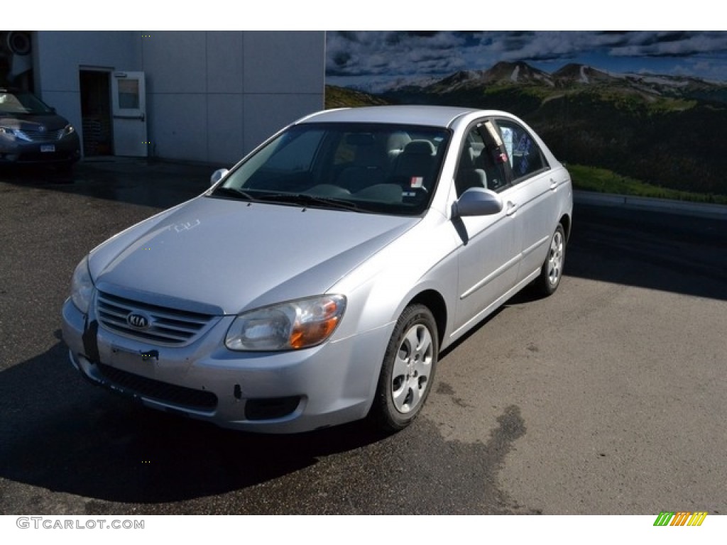 2007 Spectra EX Sedan - Silver / Gray photo #5