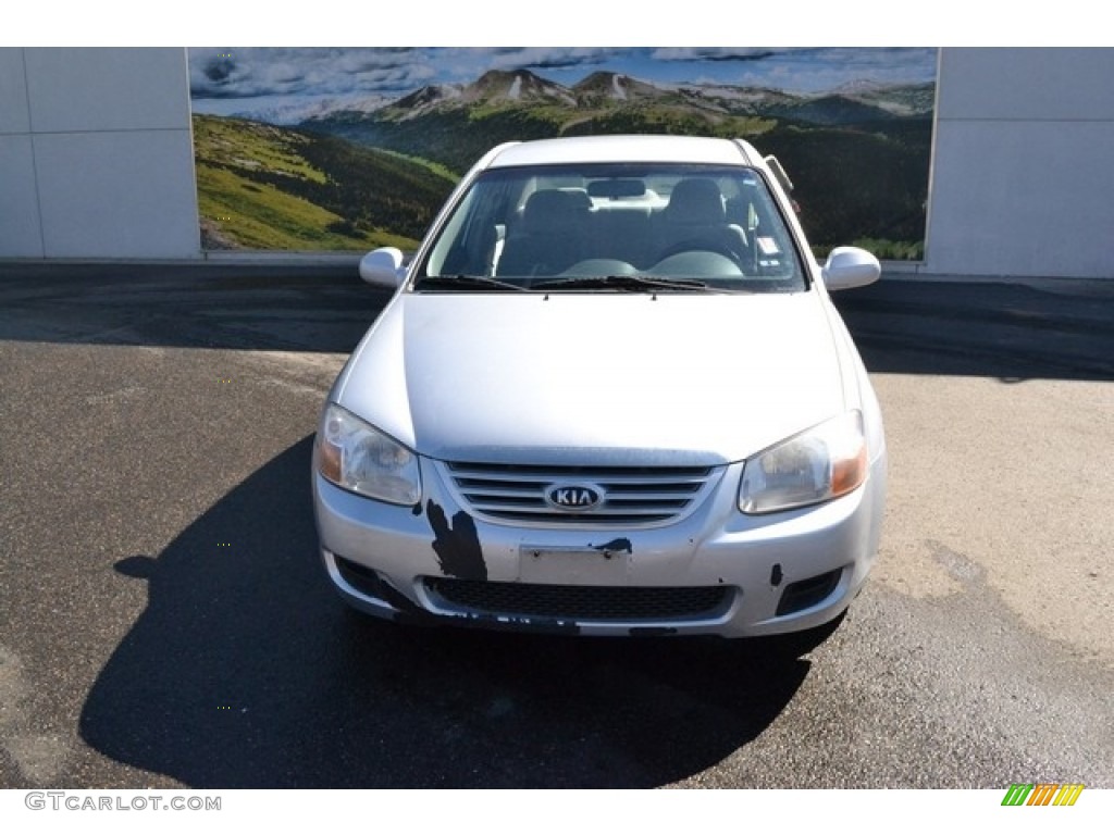 2007 Spectra EX Sedan - Silver / Gray photo #6