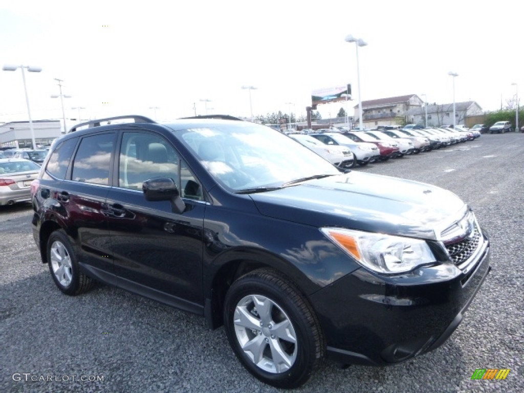 2016 Forester 2.5i Limited - Crystal Black Silica / Gray photo #1