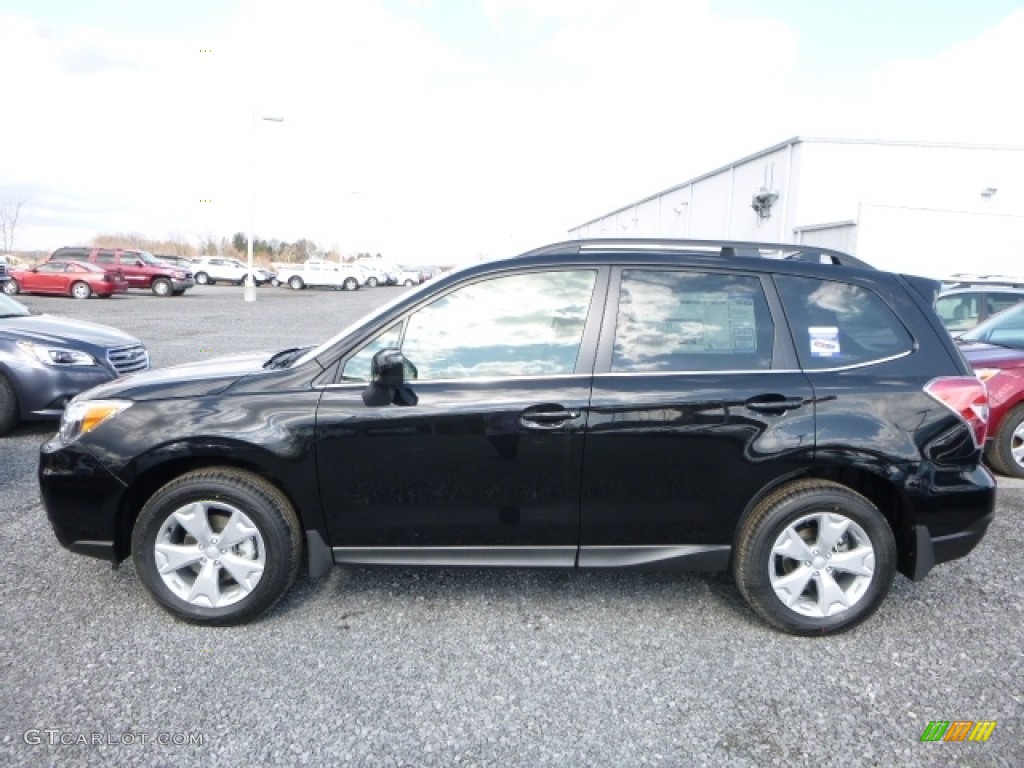 Crystal Black Silica 2016 Subaru Forester 2.5i Limited Exterior Photo #112018116