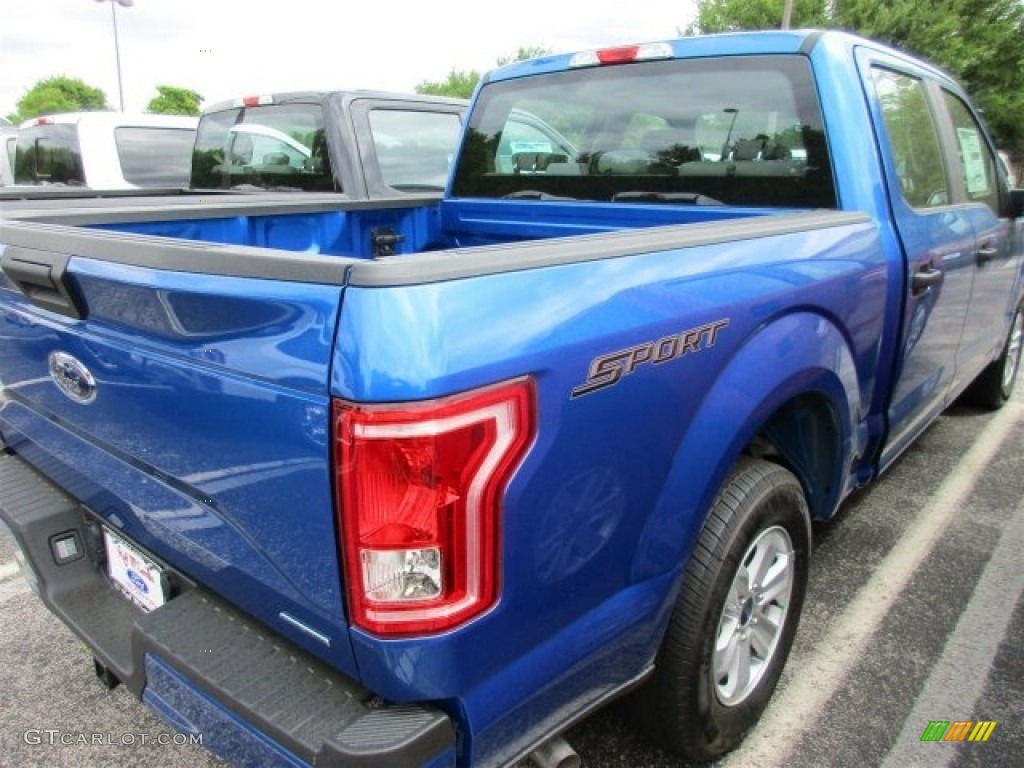 2016 F150 XL SuperCrew - Blue Flame / Medium Earth Gray photo #9