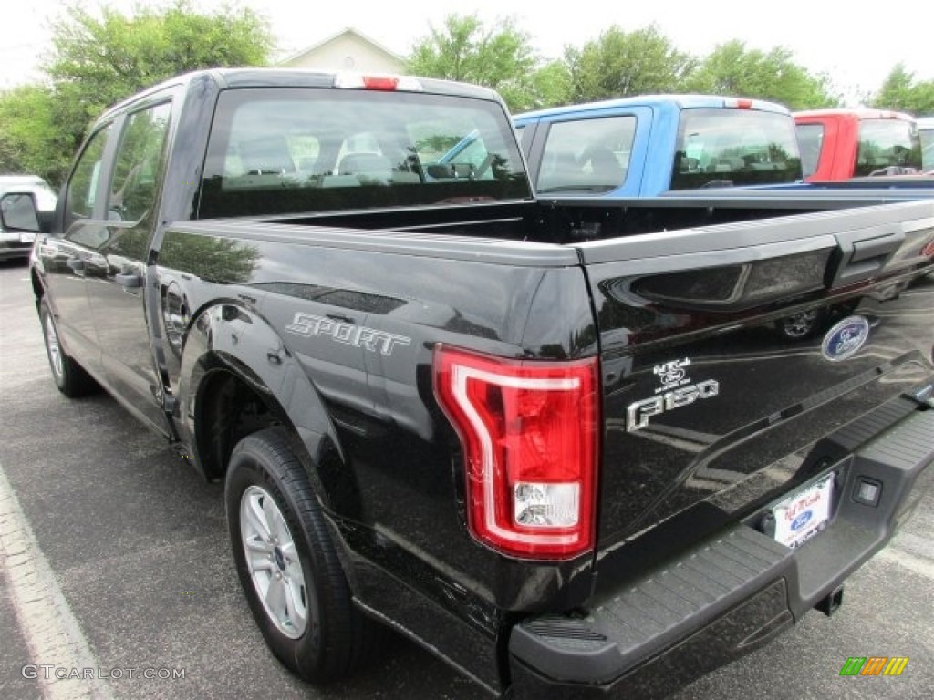 2016 F150 XL SuperCrew - Shadow Black / Medium Earth Gray photo #5