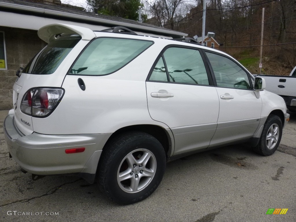 2001 RX 300 AWD - White Gold Crystal / Ivory photo #3