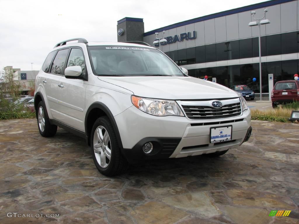 2009 Forester 2.5 X L.L.Bean Edition - Satin White Pearl / Platinum photo #1