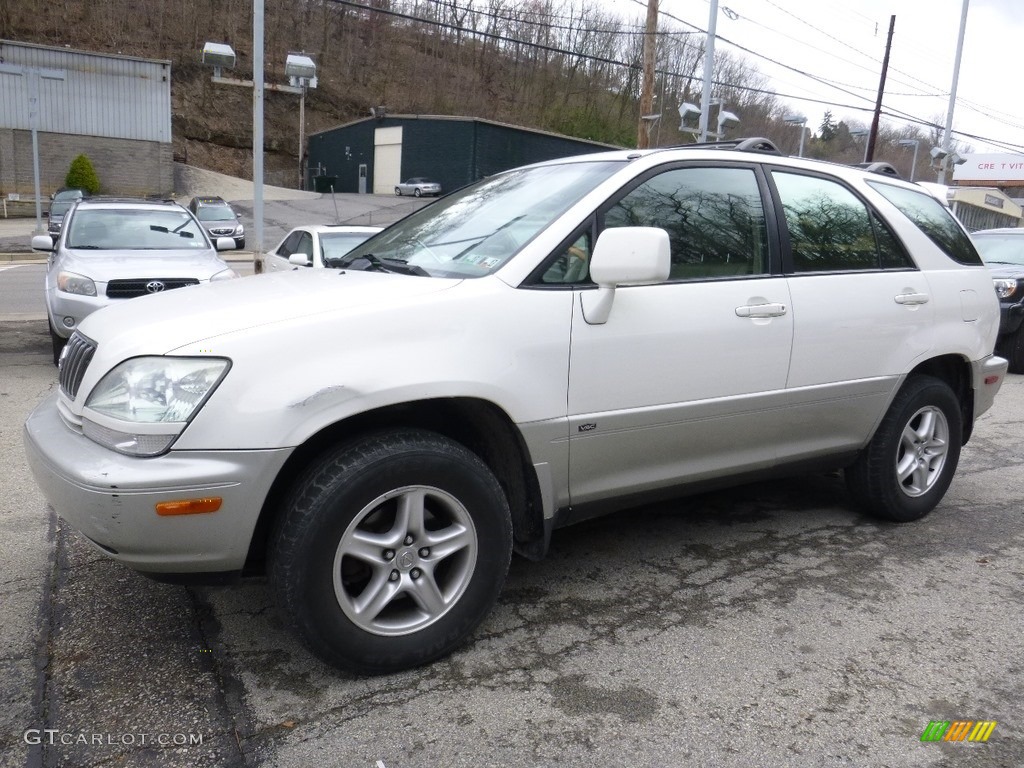 2001 RX 300 AWD - White Gold Crystal / Ivory photo #9