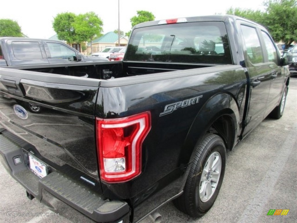 2016 F150 XL SuperCrew - Shadow Black / Medium Earth Gray photo #7