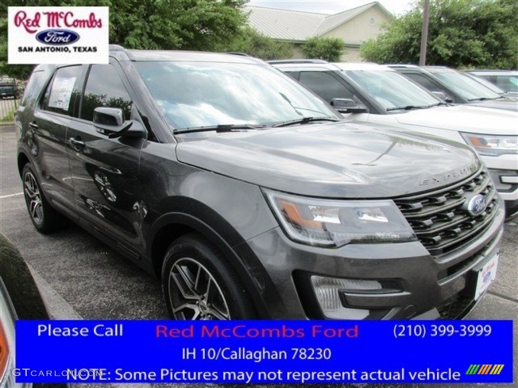 2016 Explorer Sport 4WD - Magnetic Metallic / Ebony Black photo #1