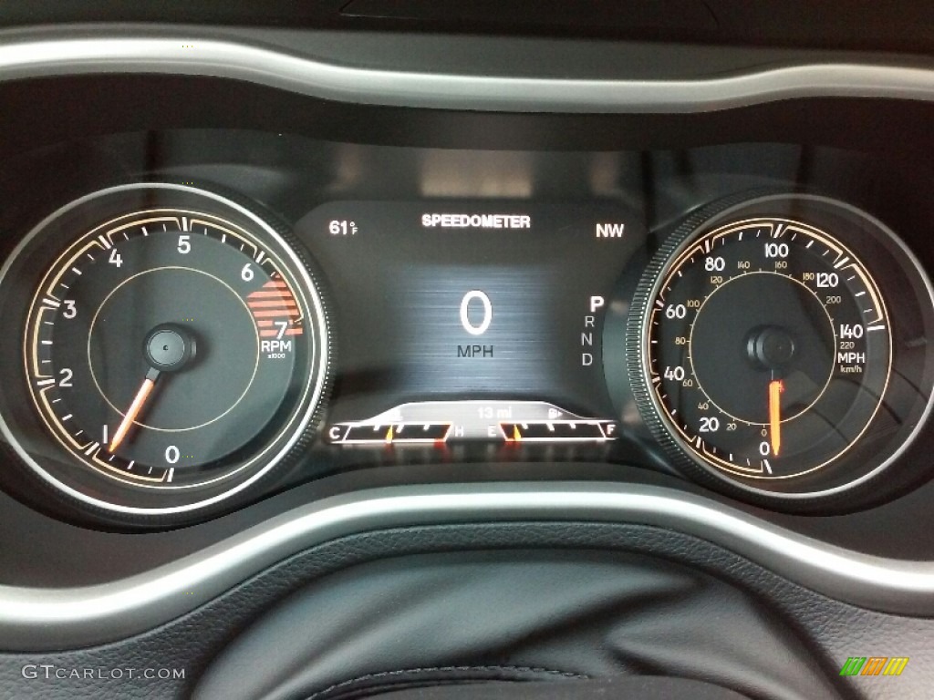 2016 Jeep Cherokee Trailhawk 4x4 Gauges Photo #112021242