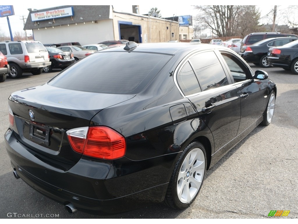 2008 3 Series 335xi Sedan - Black Sapphire Metallic / Terra Dakota Leather photo #6