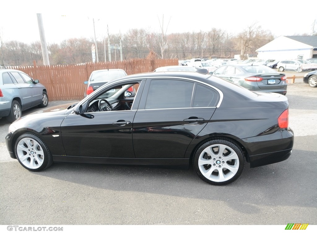 2008 3 Series 335xi Sedan - Black Sapphire Metallic / Terra Dakota Leather photo #11