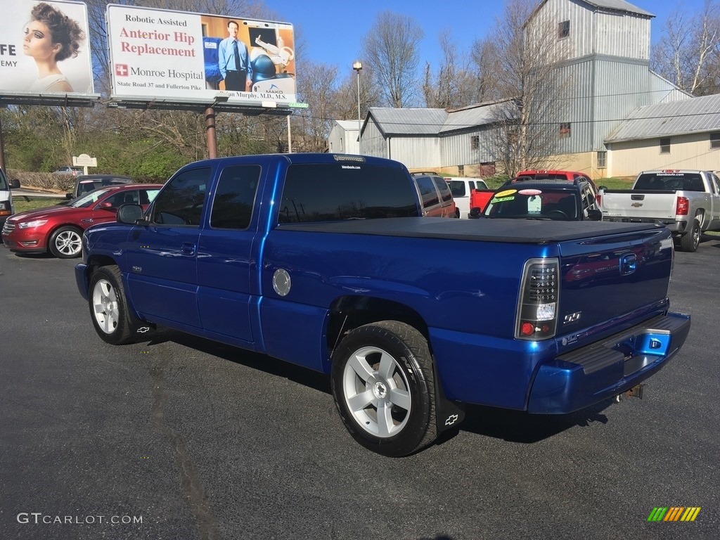 2003 Silverado 1500 SS Extended Cab AWD - Arrival Blue Metallic / Dark Charcoal photo #4