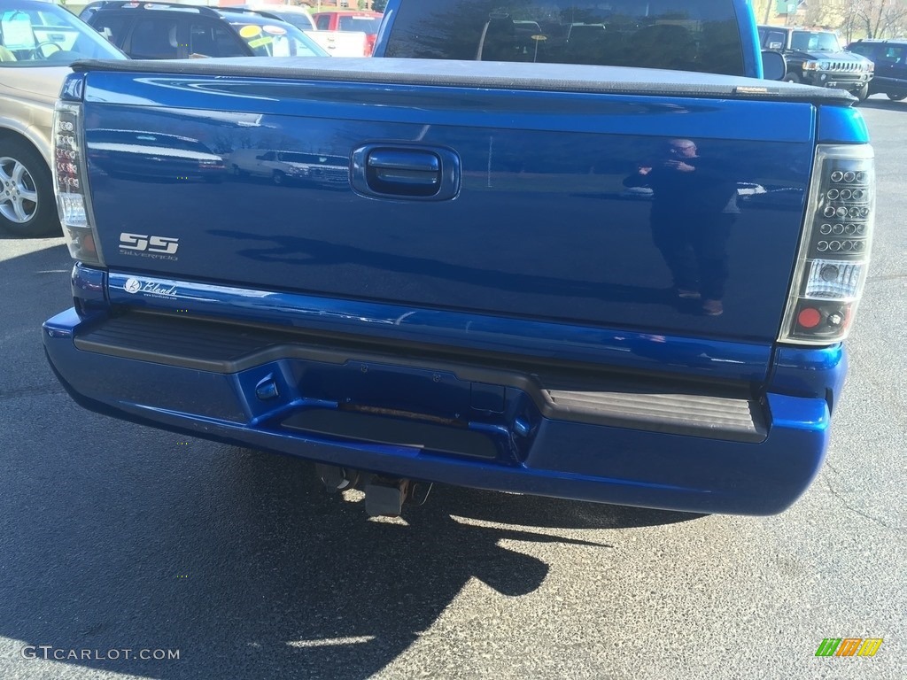 2003 Silverado 1500 SS Extended Cab AWD - Arrival Blue Metallic / Dark Charcoal photo #7