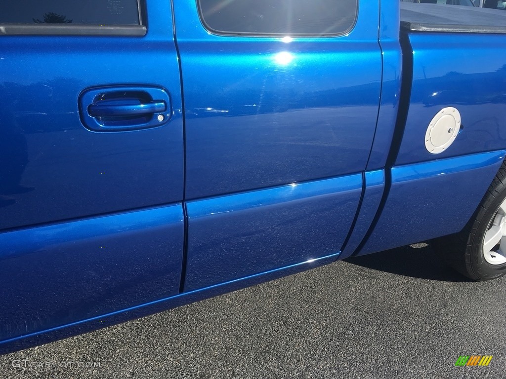 2003 Silverado 1500 SS Extended Cab AWD - Arrival Blue Metallic / Dark Charcoal photo #14